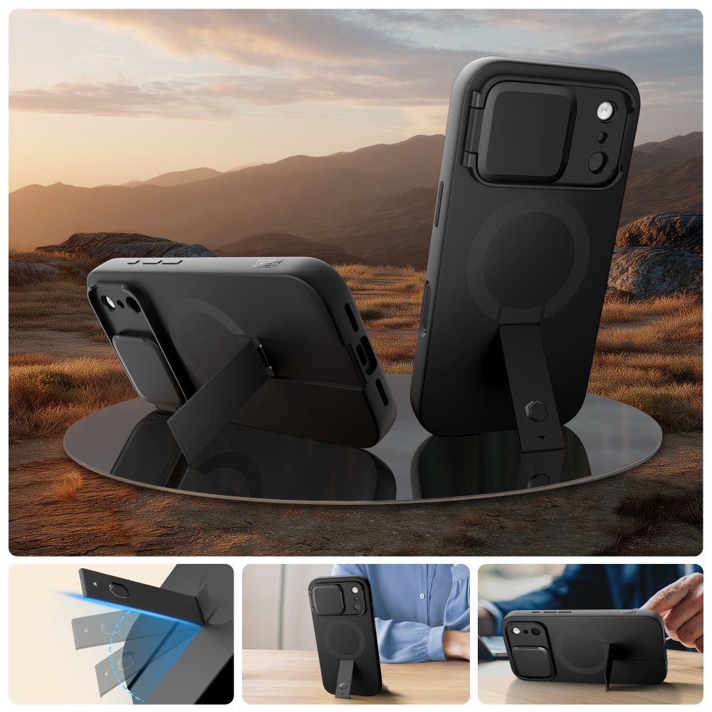 Tech-Protect Tech-Protect iPhone 17 Pro Max Skal MagSfe Kevlar Aura Svart