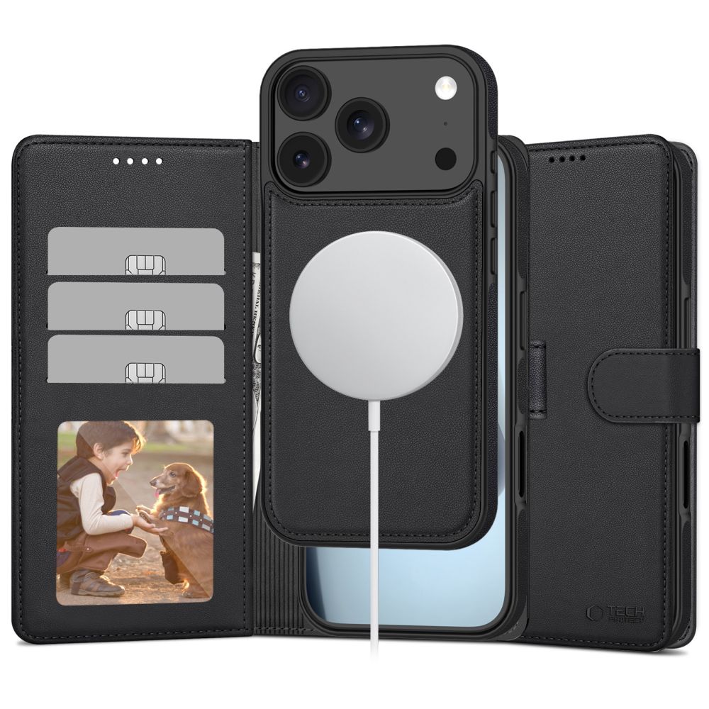 Tech-Protect Tech-Protect iPhone 17 Pro MagSafe 2in1 Magnet Fodral / Skal Svart