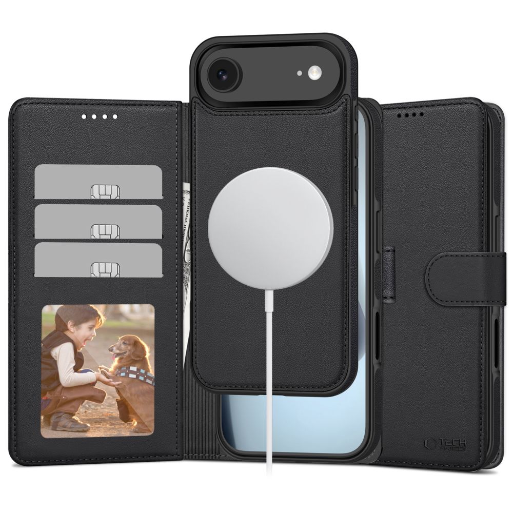 Tech-Protect Tech-Protect iPhone Air MagSafe 2in1 Magnet Fodral / Skal Svart