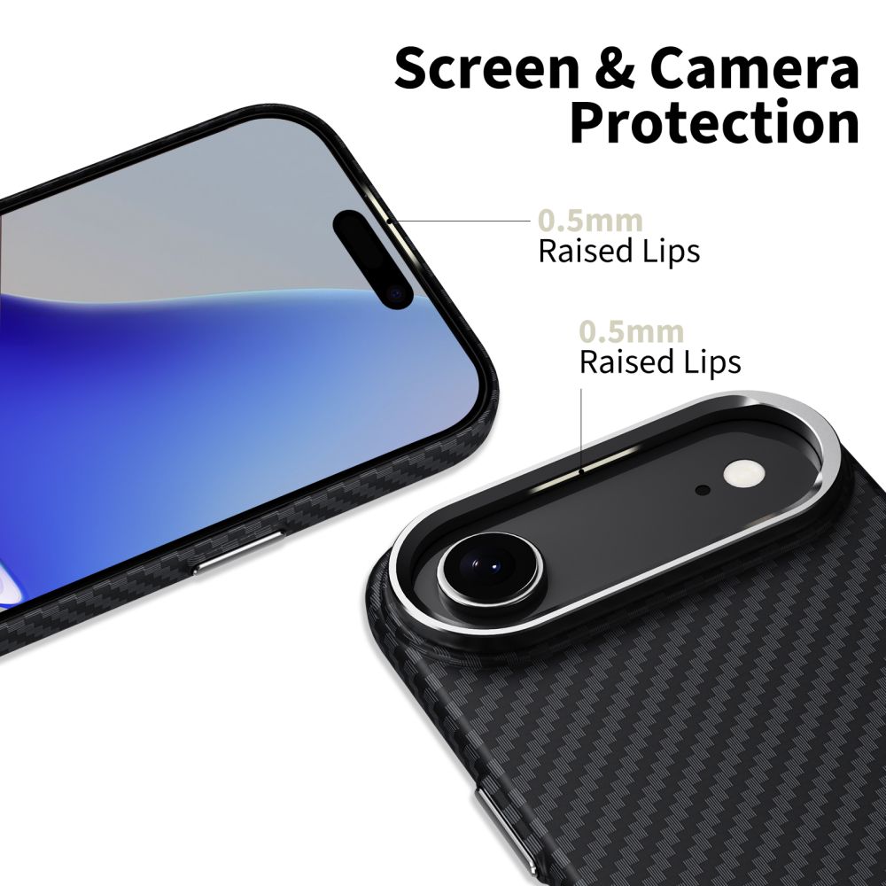 Tech-Protect Tech-Protect iPhone Air Skal MagSafe ION Carbon Svart