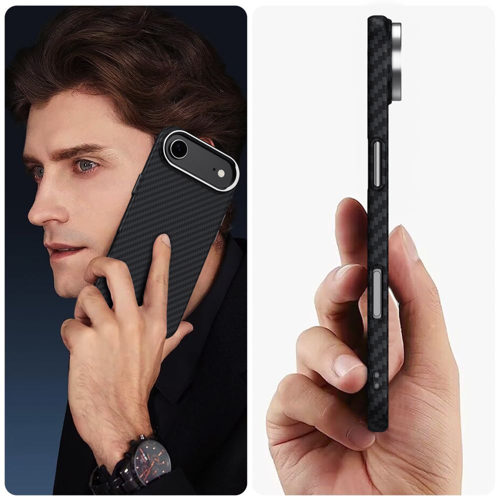 Tech-Protect Tech-Protect iPhone Air Skal MagSafe ION Carbon Svart