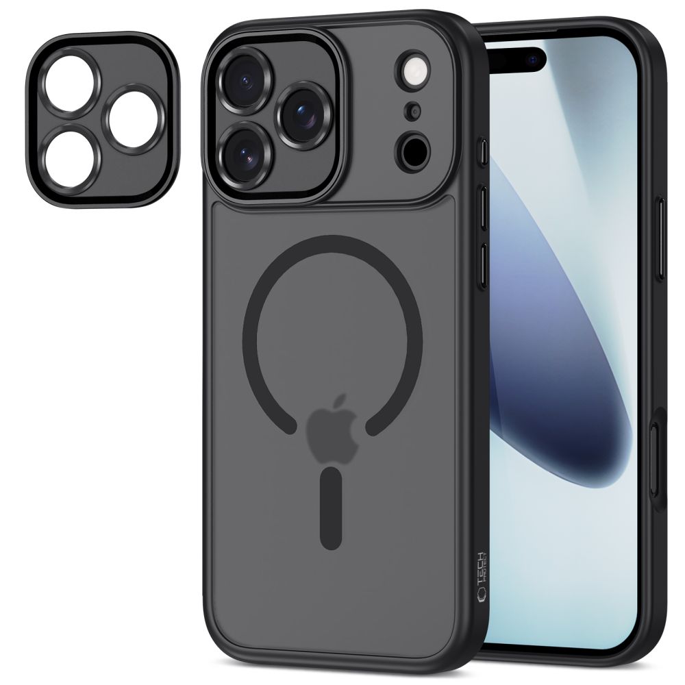 Tech-Protect Tech-Protect iPhone 17 Pro Max Skal MagSafe MagCam Matt Svart