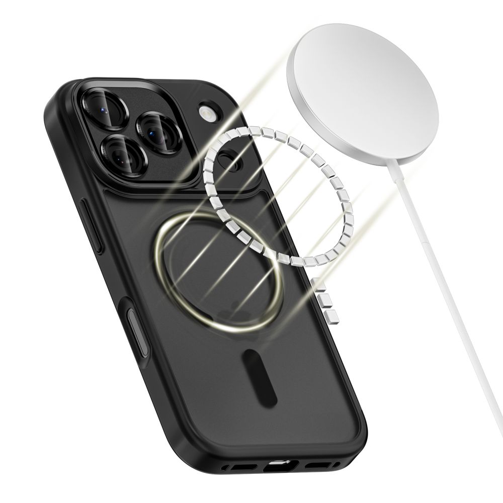 Tech-Protect Tech-Protect iPhone 17 Pro Max Skal MagSafe MagCam Matt Svart