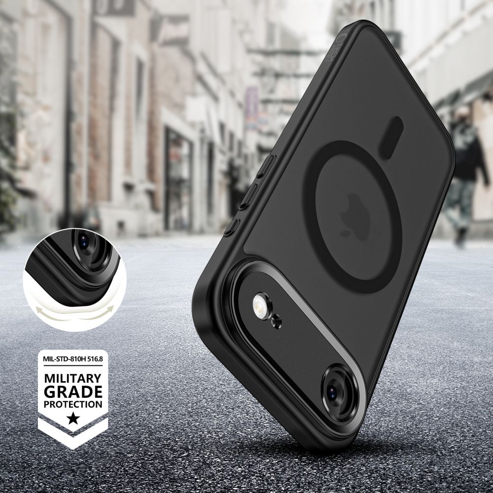 Tech-Protect Tech-Protect iPhone Air Skal MagSafe MagCam Matt Svart