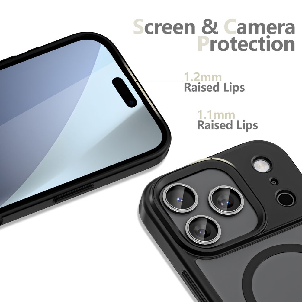Tech-Protect Tech-Protect iPhone 17 Pro Max Skal MagSafe MagMat XT 4-SET Svart