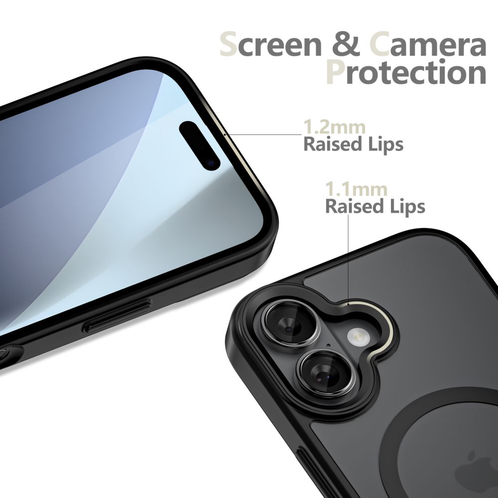 Tech-Protect Tech-Protect iPhone 17 Skal MagSafe MagMat XT 4-SET Svart