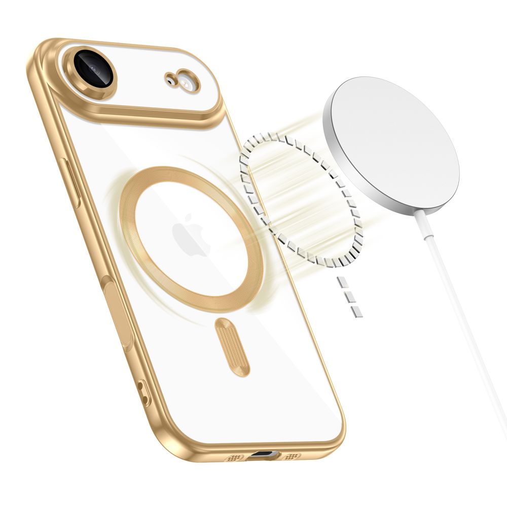 Tech-Protect Tech-Protect iPhone Air Skal MagSafe MagFlex Shiny Gold
