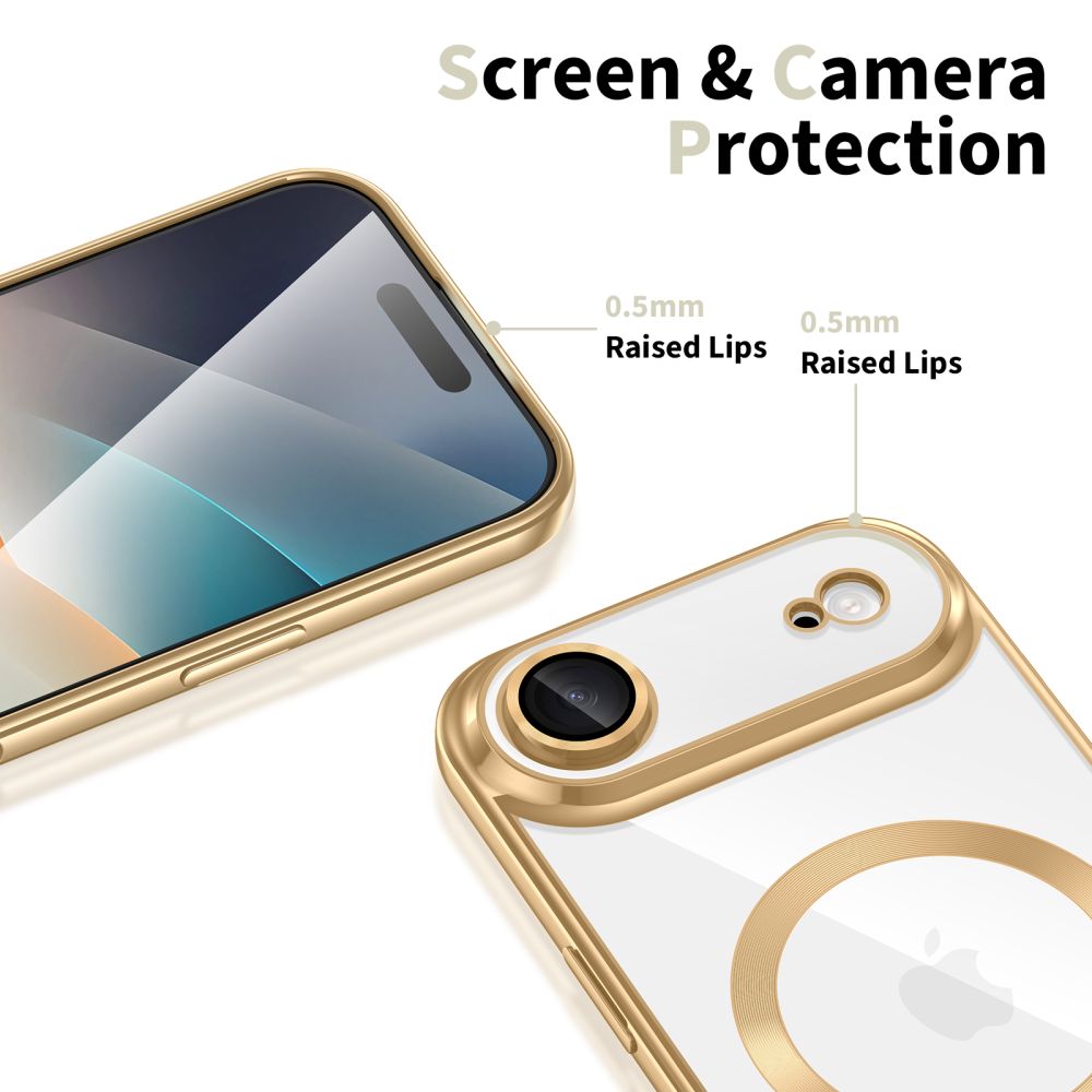 Tech-Protect Tech-Protect iPhone Air Skal MagSafe MagFlex Shiny Gold