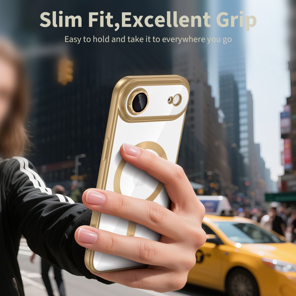Tech-Protect Tech-Protect iPhone Air Skal MagSafe MagFlex Shiny Gold