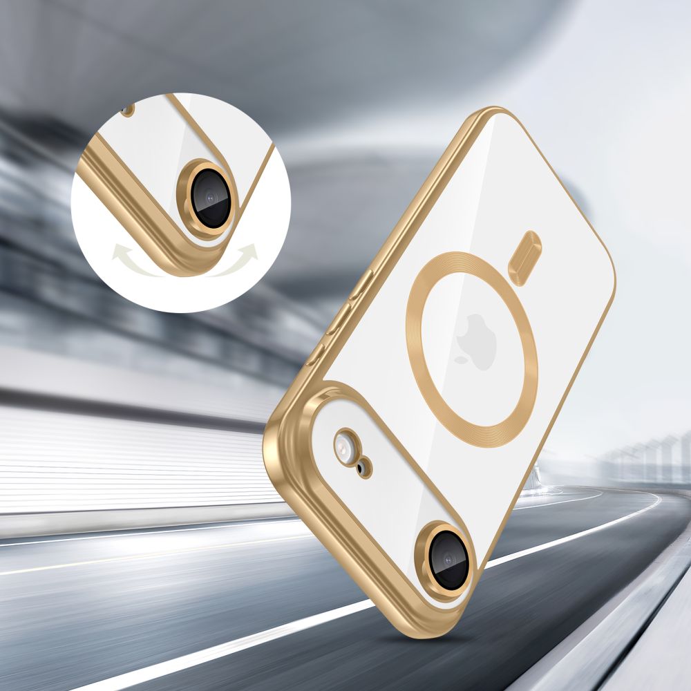 Tech-Protect Tech-Protect iPhone Air Skal MagSafe MagFlex Shiny Gold