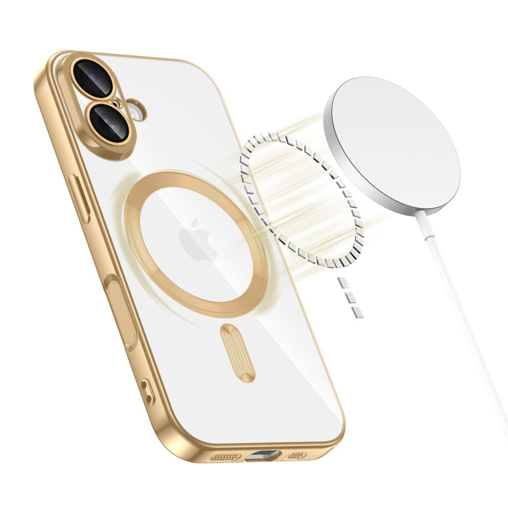 Tech-Protect Tech-Protect iPhone 17 Skal MagSafe MagFlex Shiny Gold