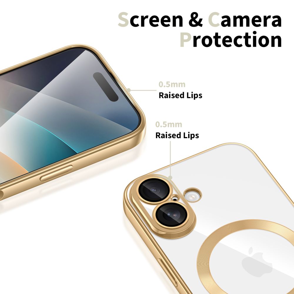 Tech-Protect Tech-Protect iPhone 17 Skal MagSafe MagFlex Shiny Gold