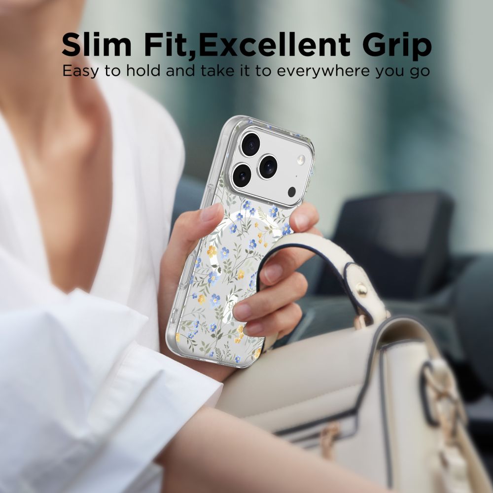 Tech-Protect Tech-Protect iPhone 17 Pro Skal MagSafe FlexAir Spring Flowers