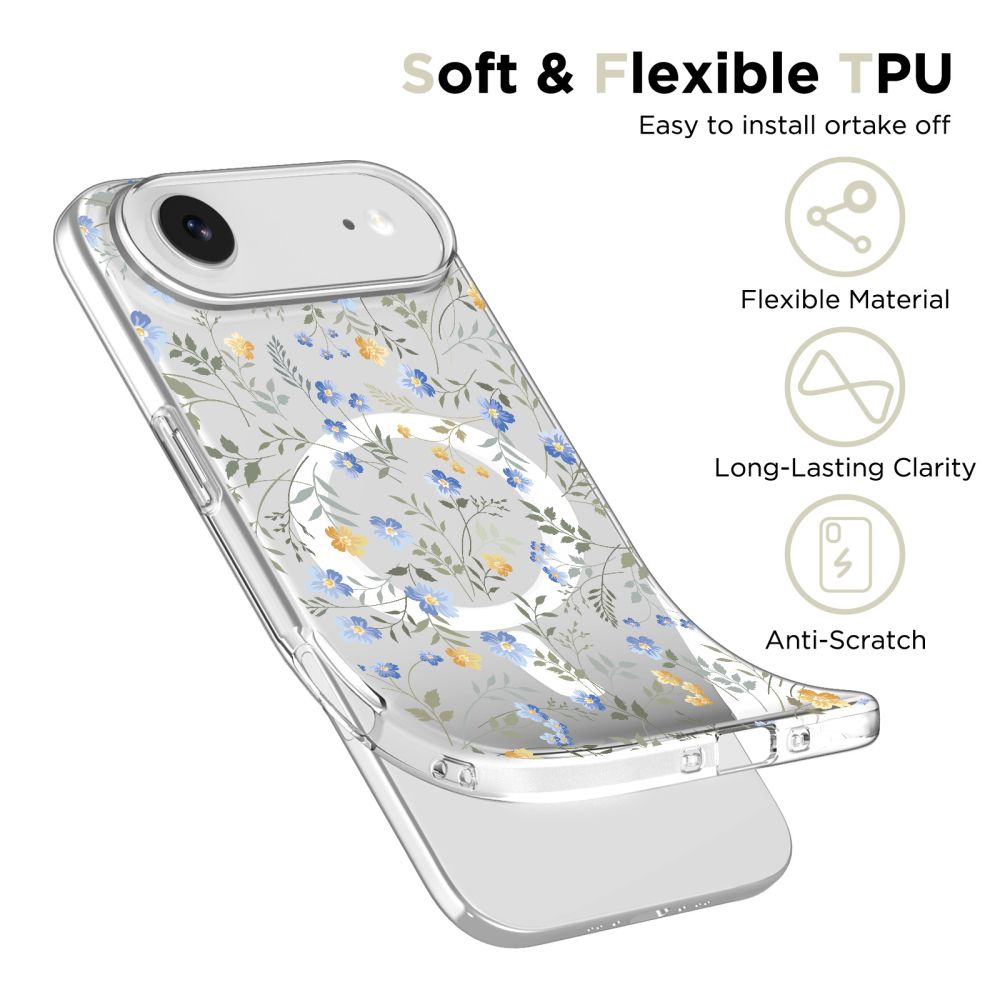 Tech-Protect Tech-Protect iPhone Air Skal MagSafe FlexAir Spring Flowers