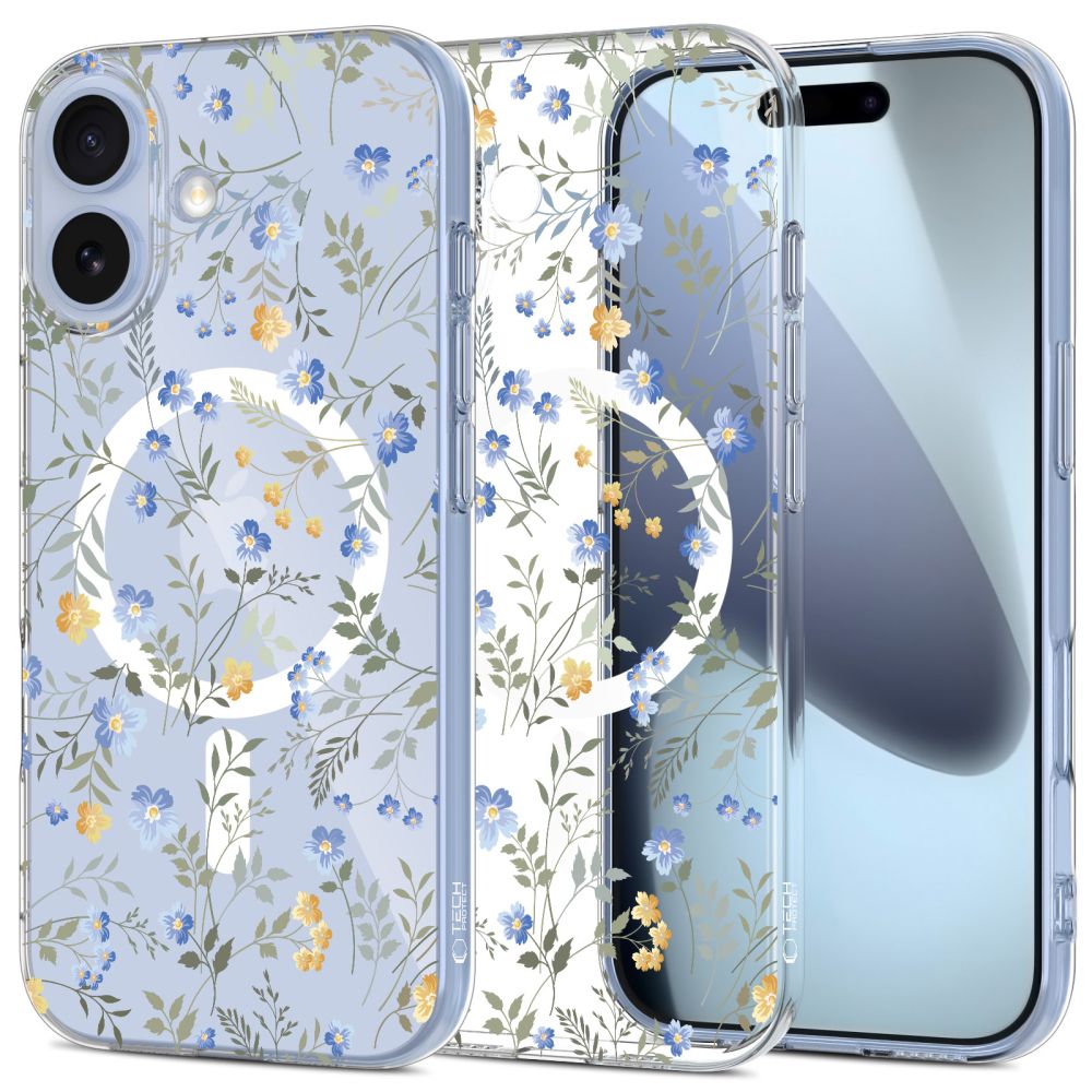 Tech-Protect Tech-Protect iPhone 17 Skal MagSafe FlexAir Spring Flowers