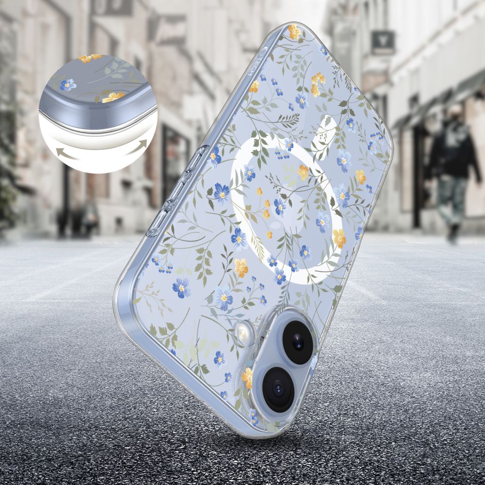 Tech-Protect Tech-Protect iPhone 17 Skal MagSafe FlexAir Spring Flowers