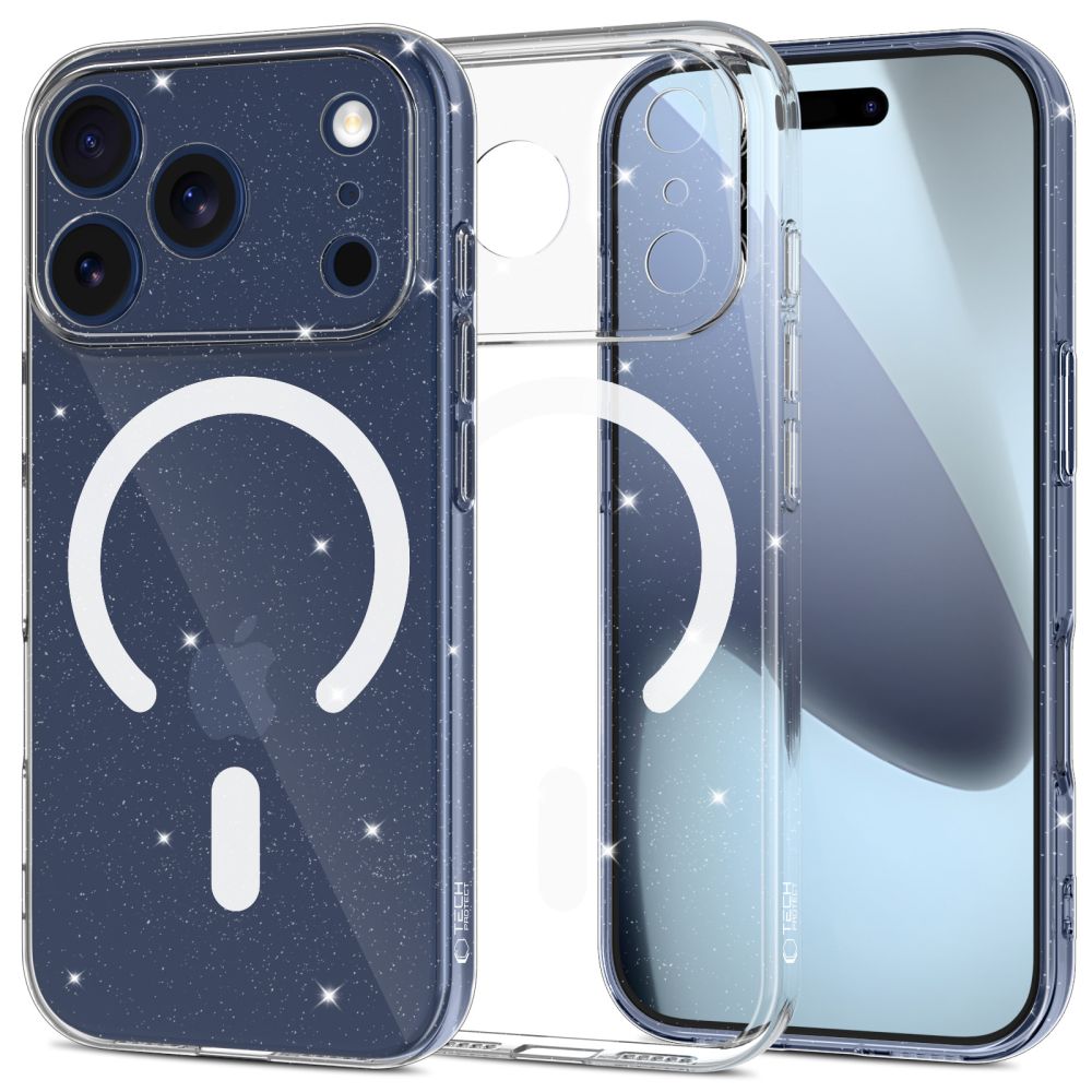 Tech-Protect Tech-Protect iPhone 17 Pro Skal MagSafe FlexAir Glitter