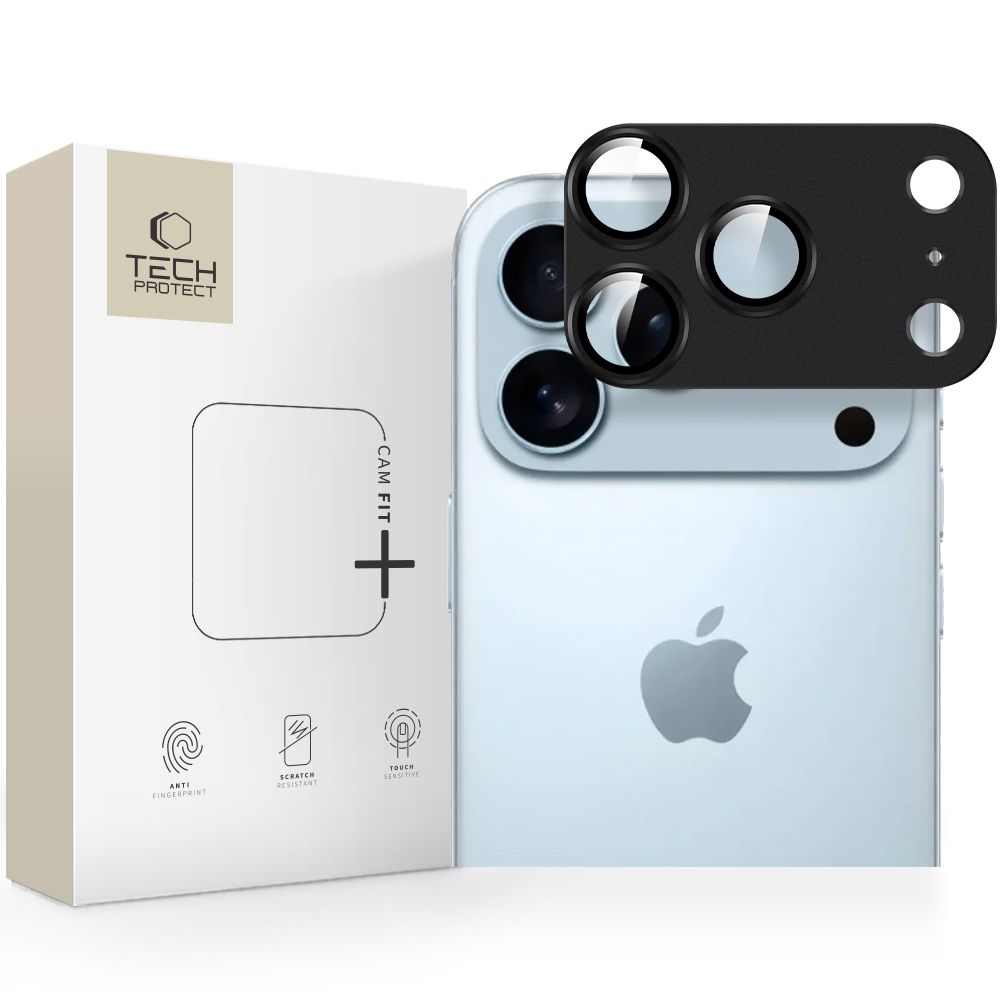 Tech-Protect Tech-Protect iPhone 17 Pro Linsskydd CamFull Fit+ Svart