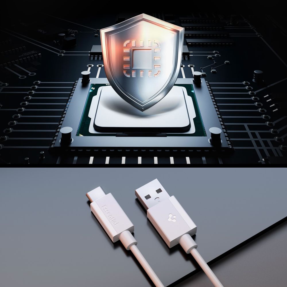Spigen Spigen 1m 60W USB-C Kabel Essential Vit