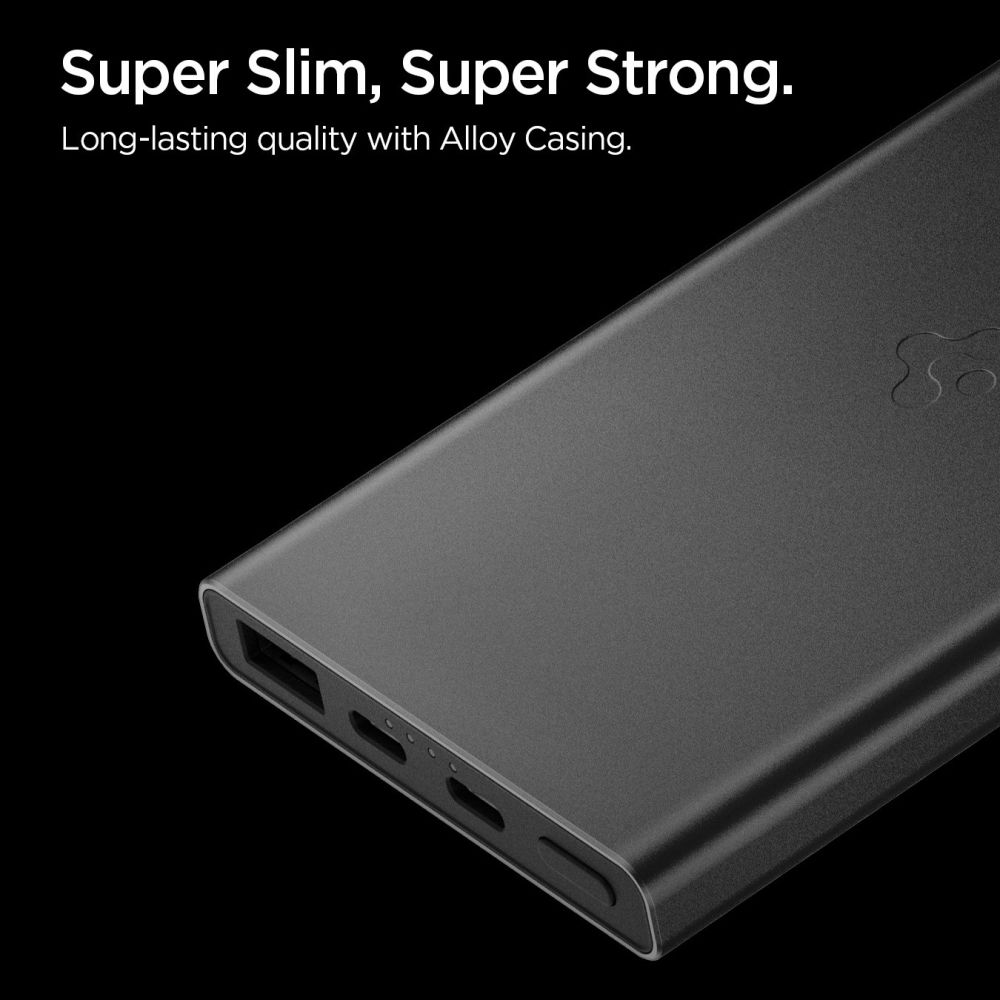 Spigen Spigen 10000 mAh 22.5W Powerbank Essential Svart