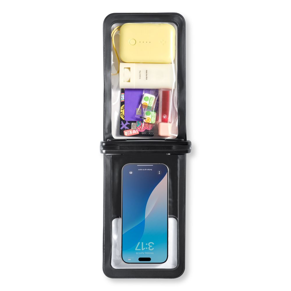 Spigen Spigen Universal Vattentät Väska Svart / Transparent