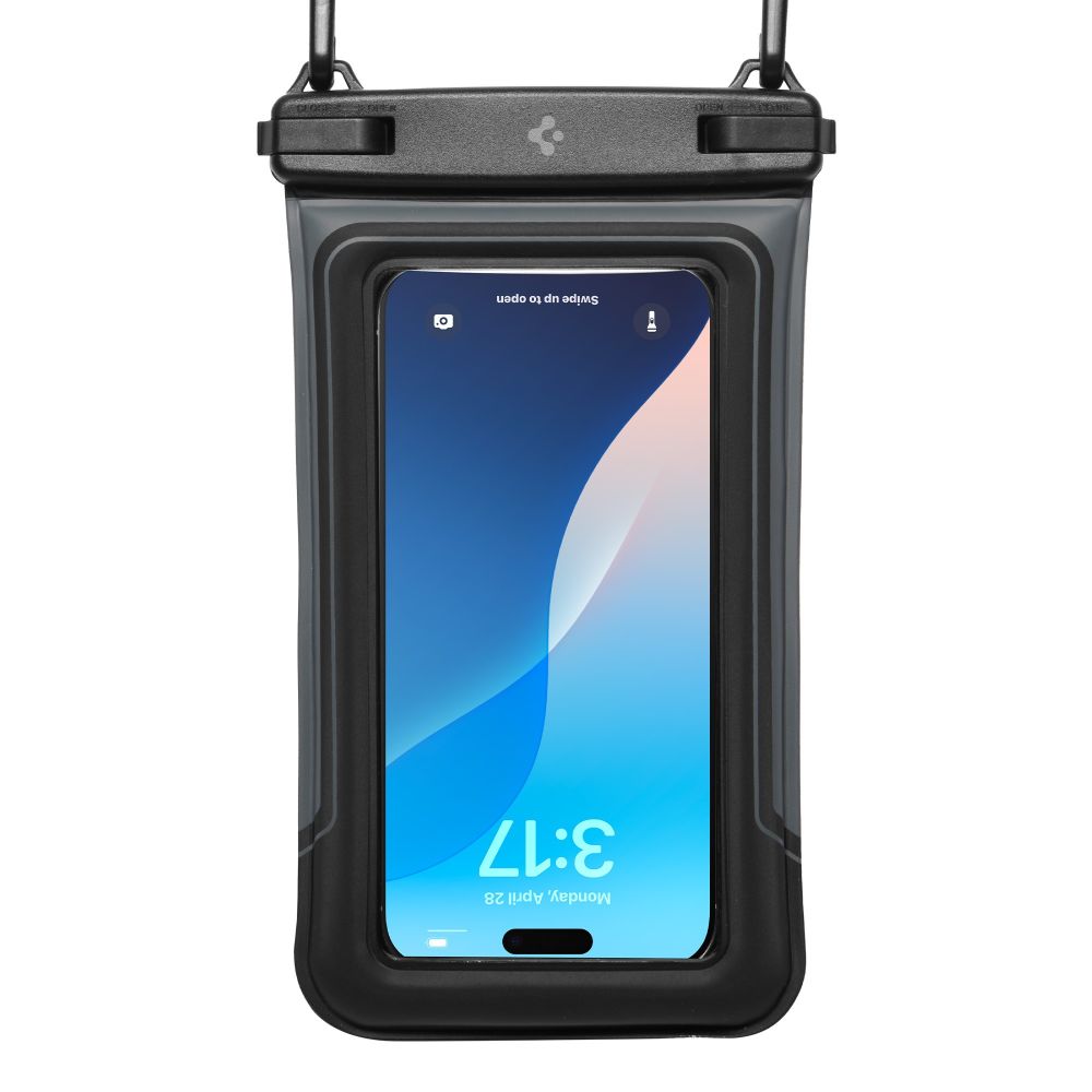 Spigen Spigen 2-PACK Universal Vattentät Påse / Mobilväska Svart