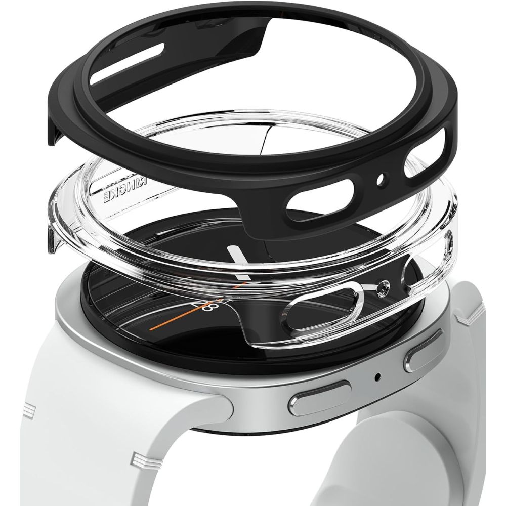 Ringke Ringke Galaxy Watch 8 44 mm 2-PACK Skal Slim Svart / Transparent