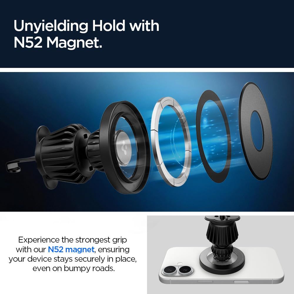 Spigen Spigen Magnetisk MagSafe Mobilhållare Instrumentbräda / Ventil