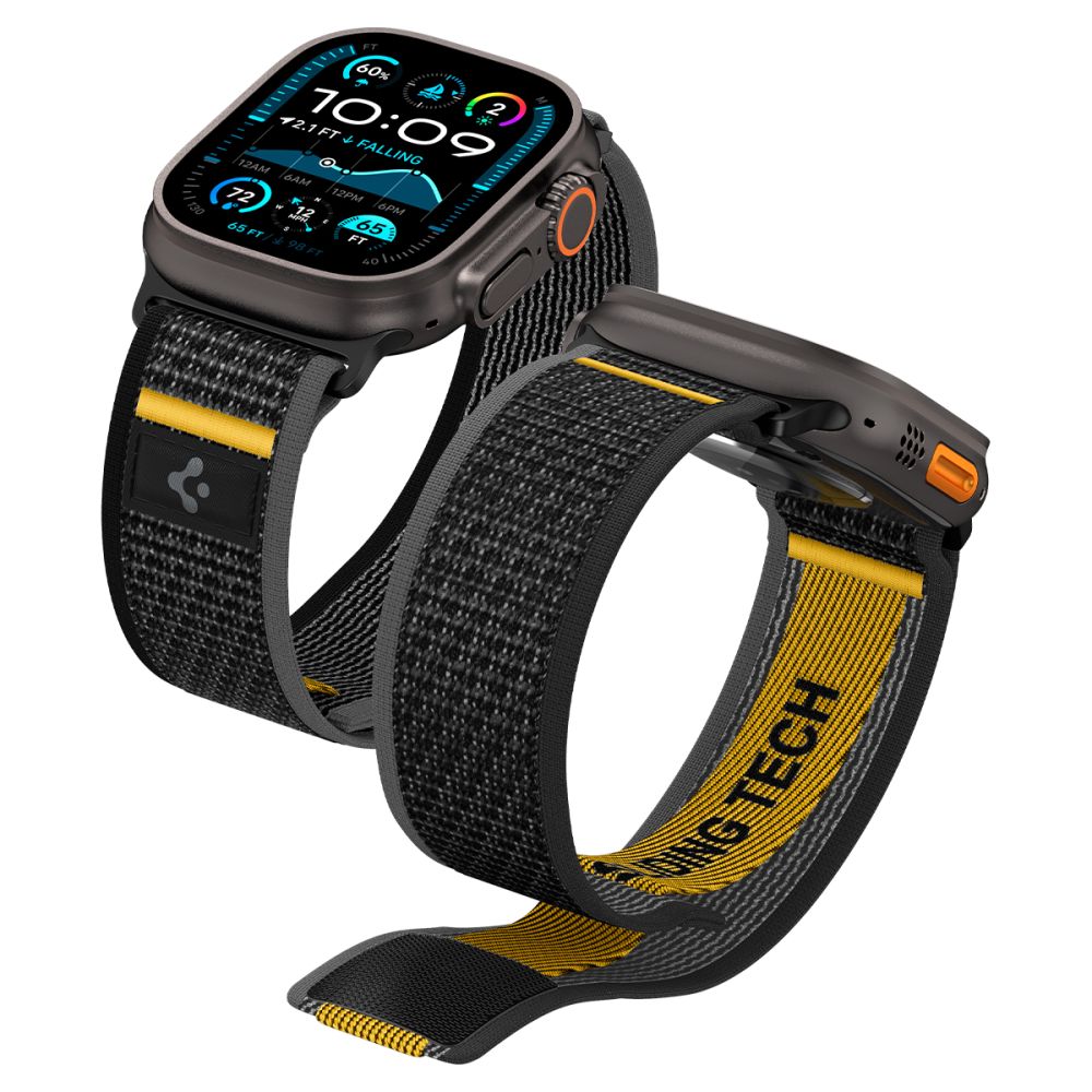 Spigen Spigen Apple Watch 42/44/45/46/49 mm Armband Athlex Air Svart