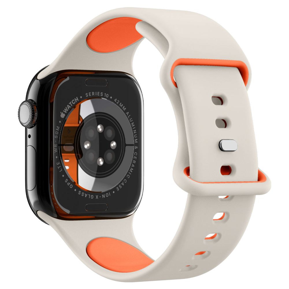 Spigen Spigen Apple Watch 42/41/40/38 mm Armband Nano Pop Orange Beige