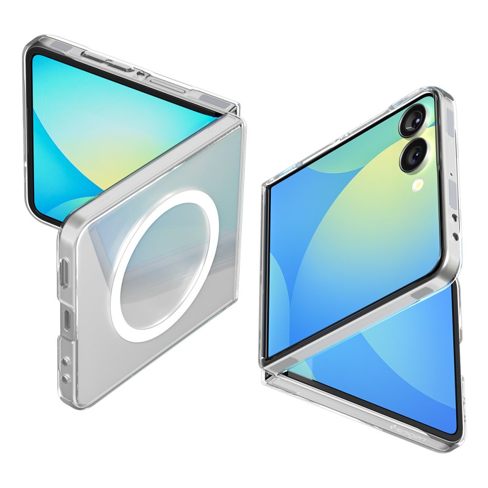 Spigen Spigen Samsung Galaxy Z Flip 7 Skal MagSafe AirSkin Crystal Clear