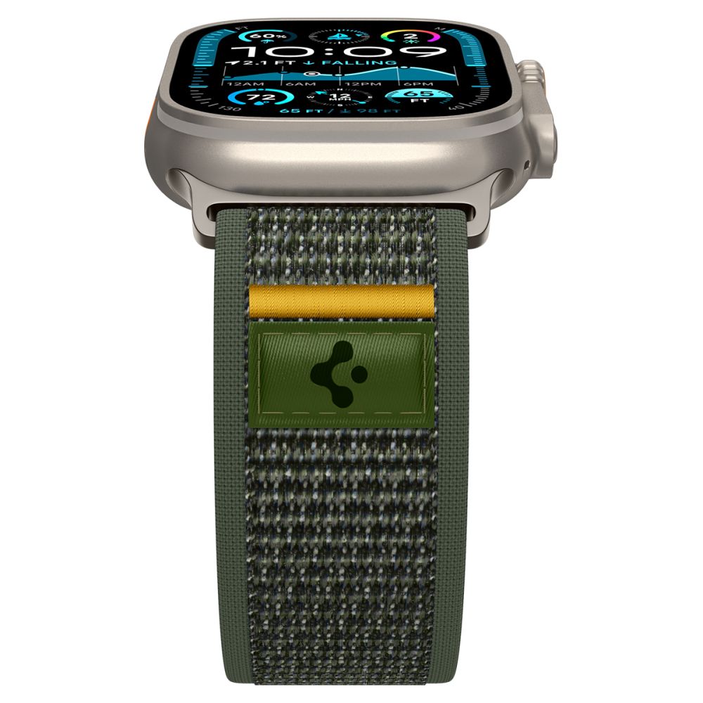 Spigen Spigen Apple Watch 42/44/45/46/49 mm Armband Athlex Grön