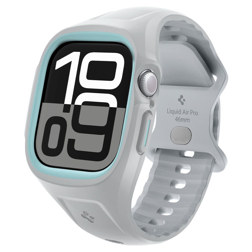 Spigen Spigen Apple Watch 11 / 10 46 mm Skal / Armband Liquid Air Pro Grå