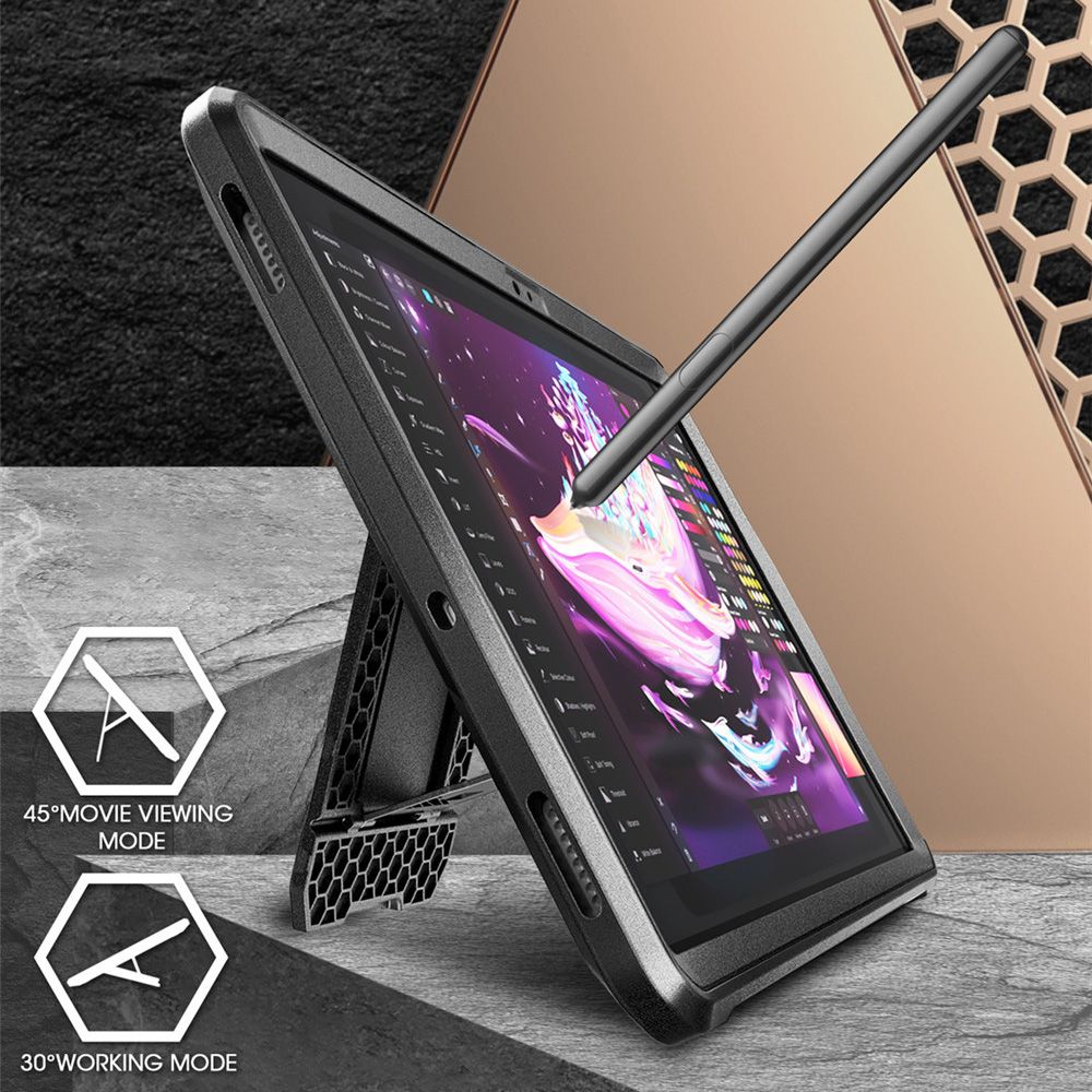 Supcase Supcase Galaxy Tab 10 FE Plus Skal Unicorn Beetle Pro Svart