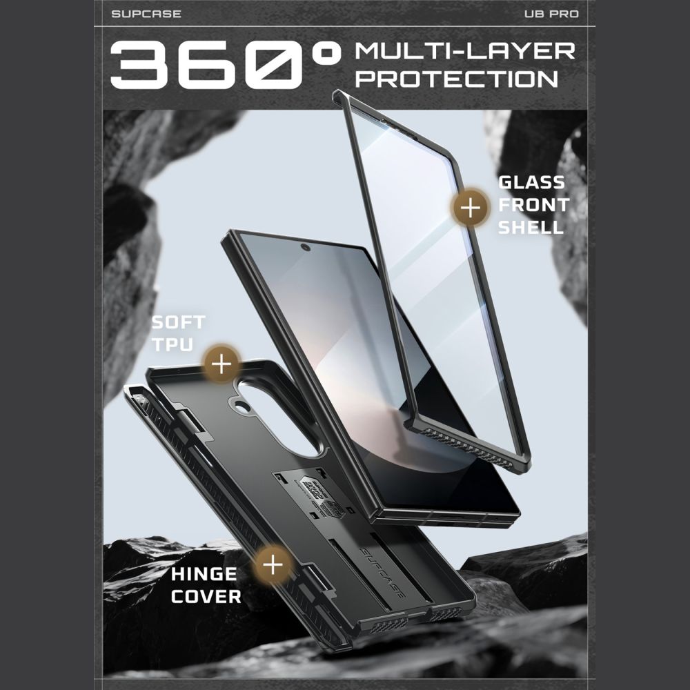 Supcase Supcase Samsung Galaxy Z Fold 7 Skal Unicorn Beetle Pro Svart