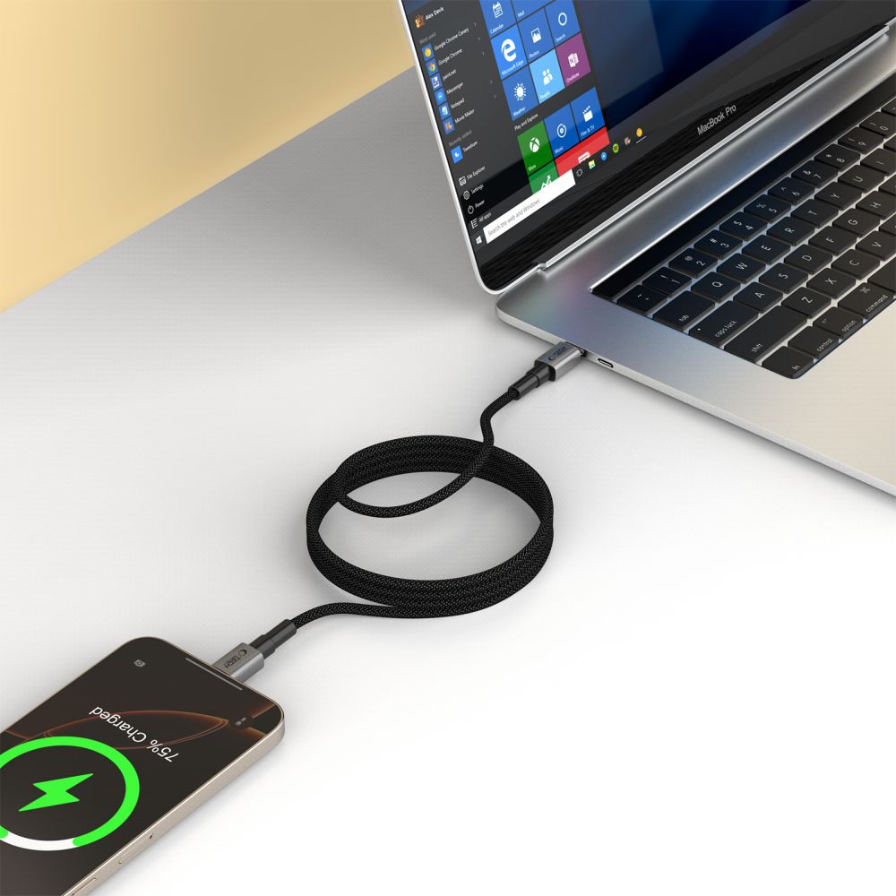 Tech-Protect Tech-Protect 2m 100W/5A PD USB-C-USB-C Kabel UltraBoost MagTwist