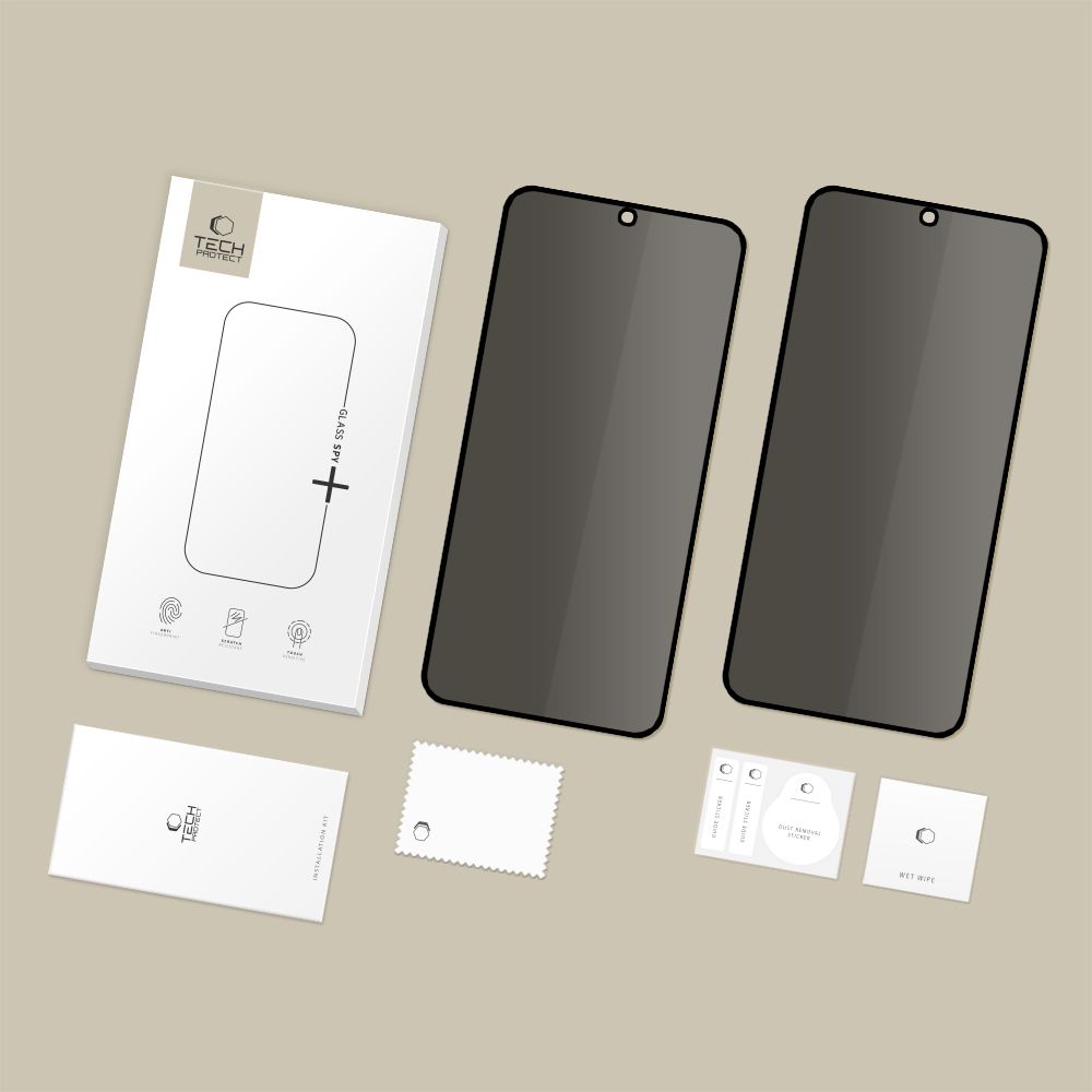 Tech-Protect Tech-Protect Galaxy S25 FE 2-PACK Skärmskydd GlassSpy+ Privacy