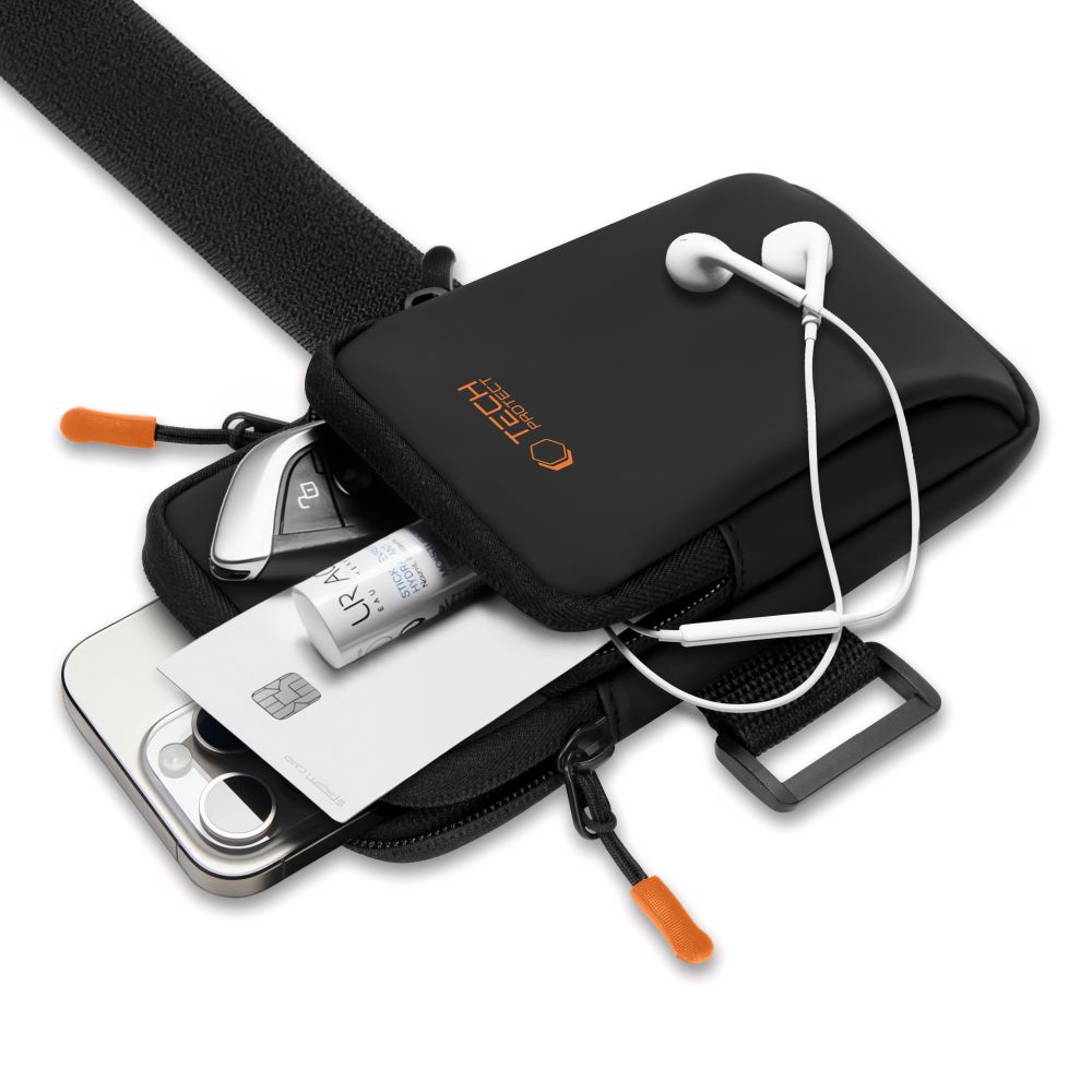 Tech-Protect Tech-Protect Universalt Sportarmband Svart / Orange