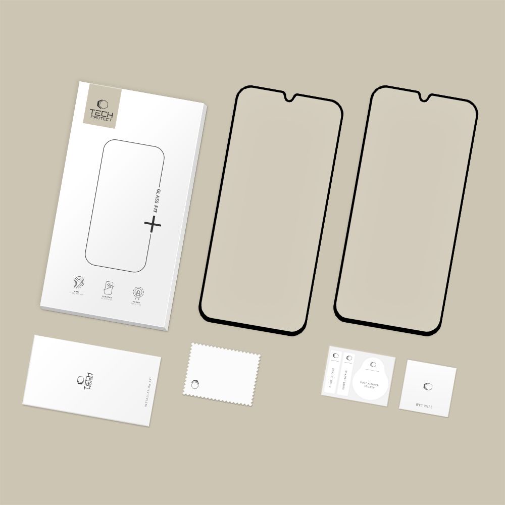 Tech-Protect Tech-Protect Galaxy A26/A17/A16 2-PACK Skärmskydd GlassFit+