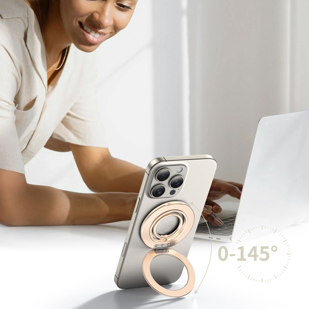 Tech-Protect Tech-Protect Magnetisk MagSafe Ringhållare Satin Guld