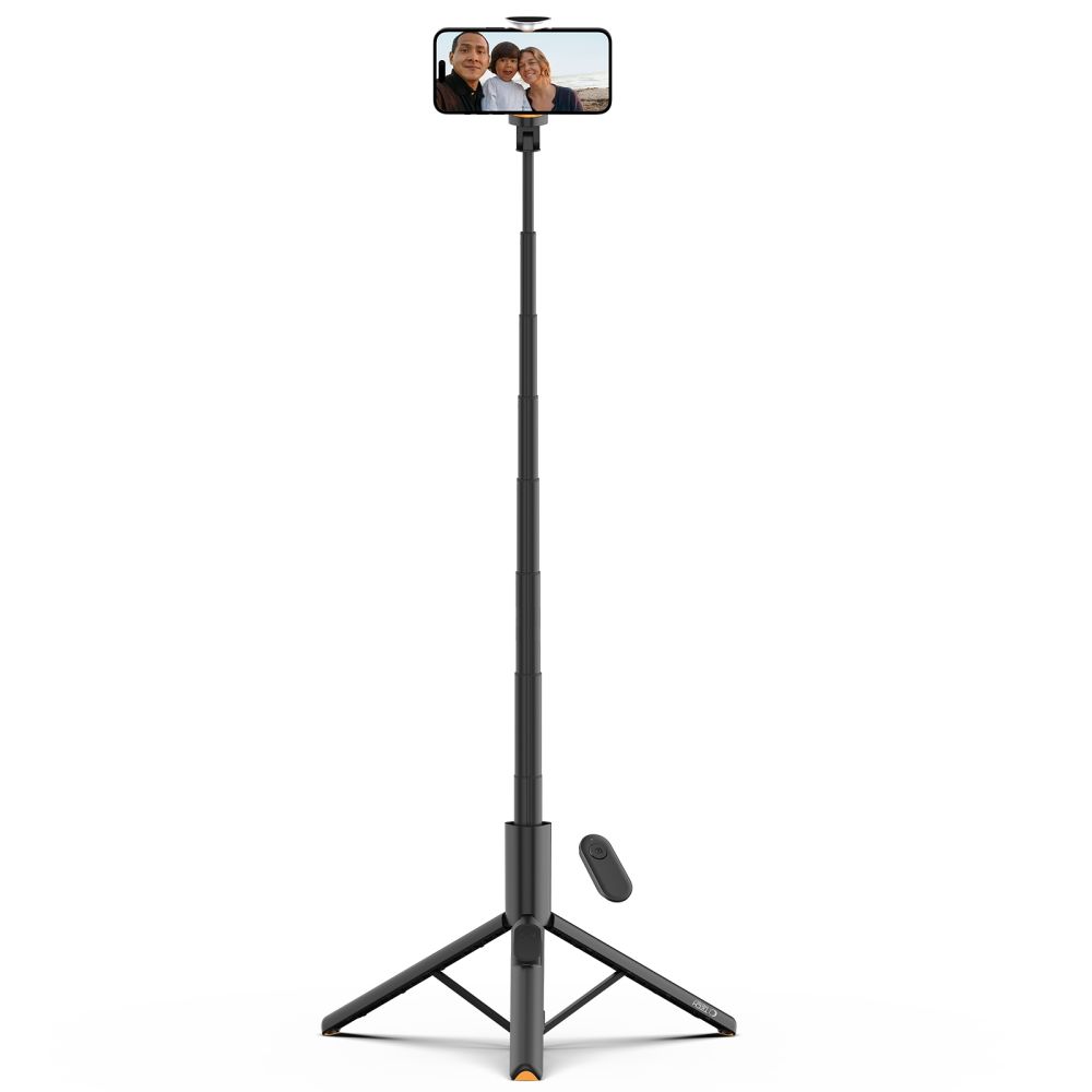 Tech-Protect Tech-Protect 146 cm Bluetooth Selfiestick Tripod Svart