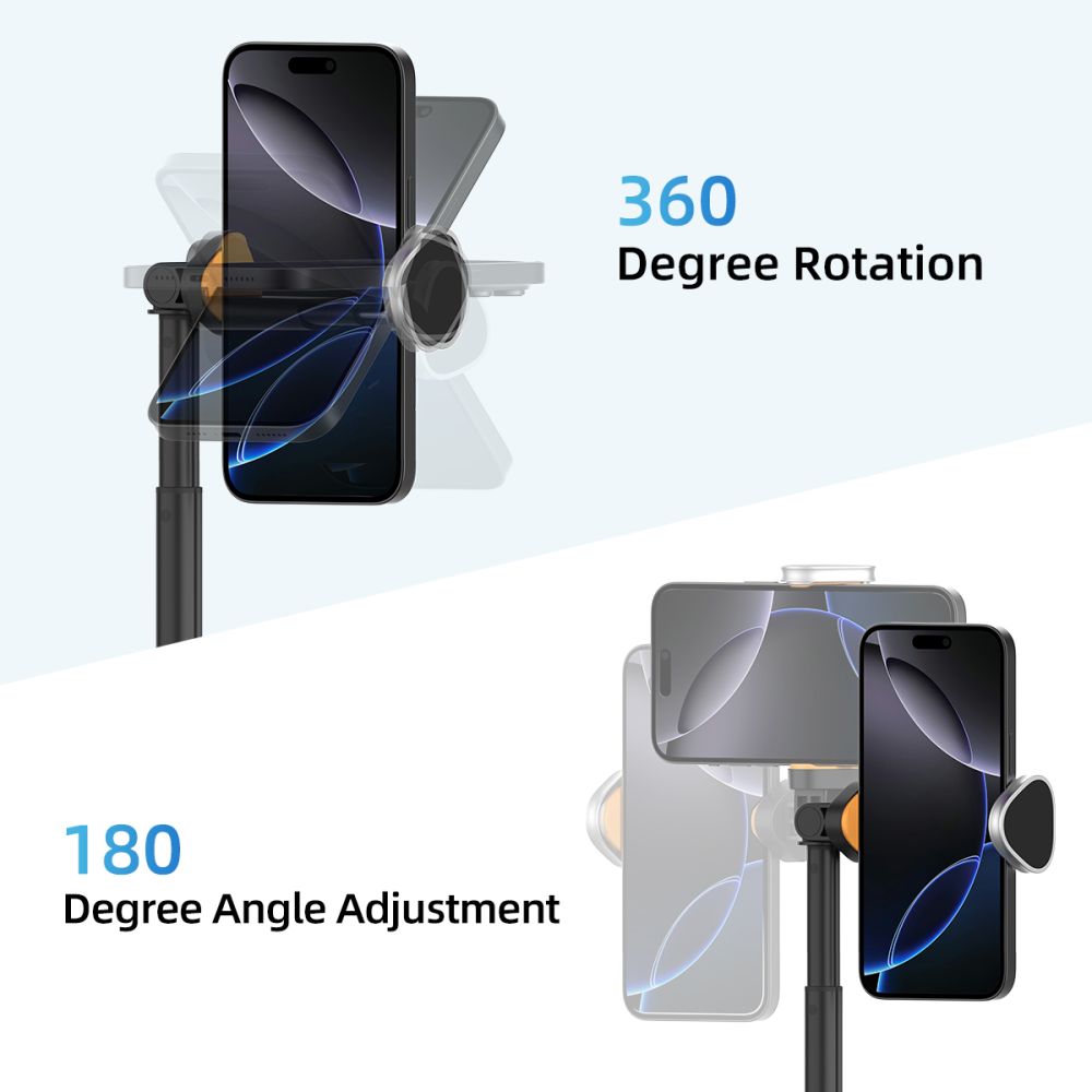 Tech-Protect Tech-Protect 146 cm Bluetooth Selfiestick Tripod Svart