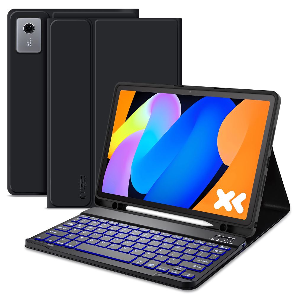 Tech-Protect Tech-Protect Lenovo Idea Tab 11 Fodral SmartCase Tangentbord Svart