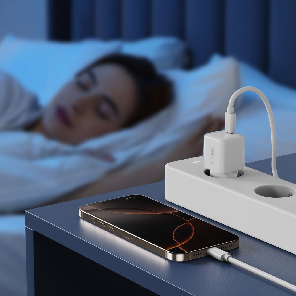 Tech-Protect Tech-Protect 25W PD USB-C Väggladdare Vit