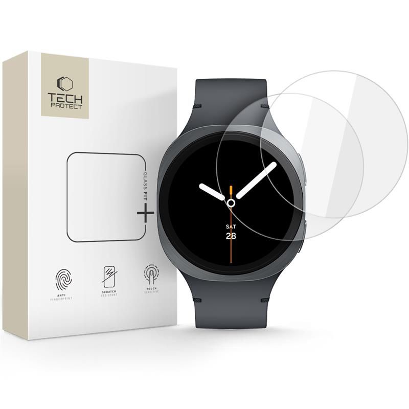 Tech-Protect Tech-Protect Galaxy Watch 8 44 mm 2-PACK Skärmskydd GlassFit+