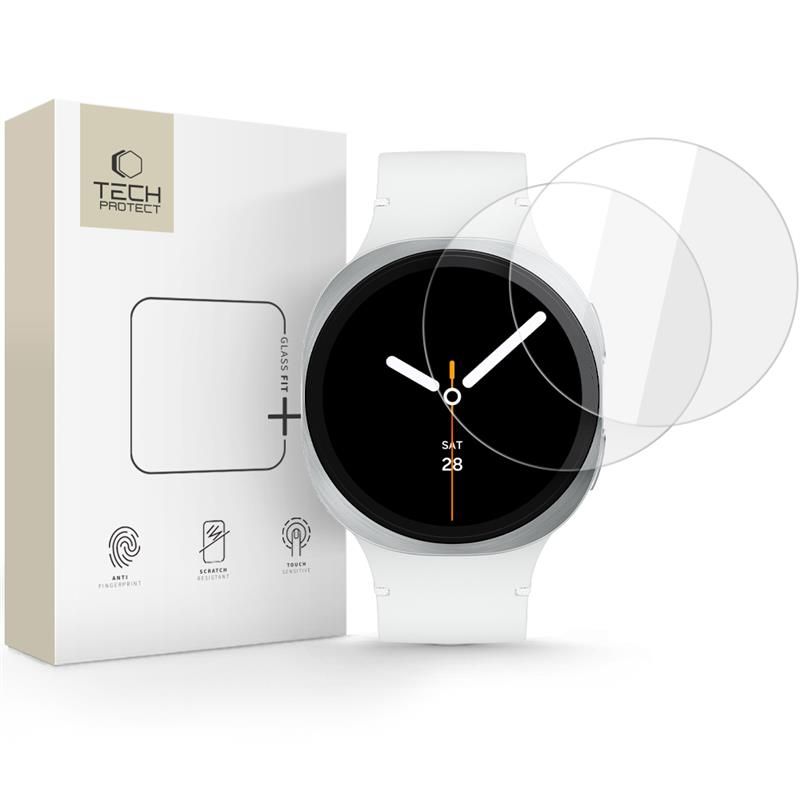 Tech-Protect Tech-Protect Galaxy Watch 8 40 mm 2-PACK Skärmskydd GlassFit+