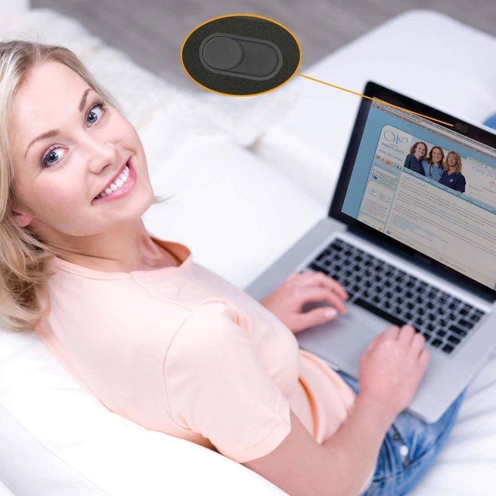 Tech-Protect Tech-Protect 3-PACK Kameraskydd För Laptop / Mobil / Surfplatta Svart
