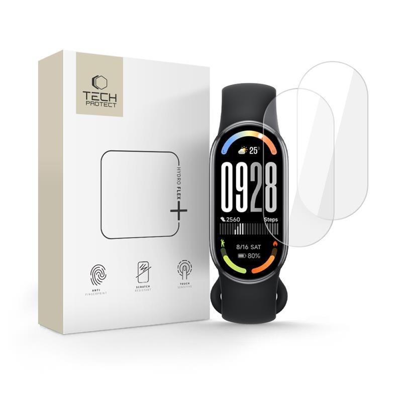 Tech-Protect Tech-Protect Xiaomi Smart Band 10/9/8 2-PACK Skärmskydd GlassFit+