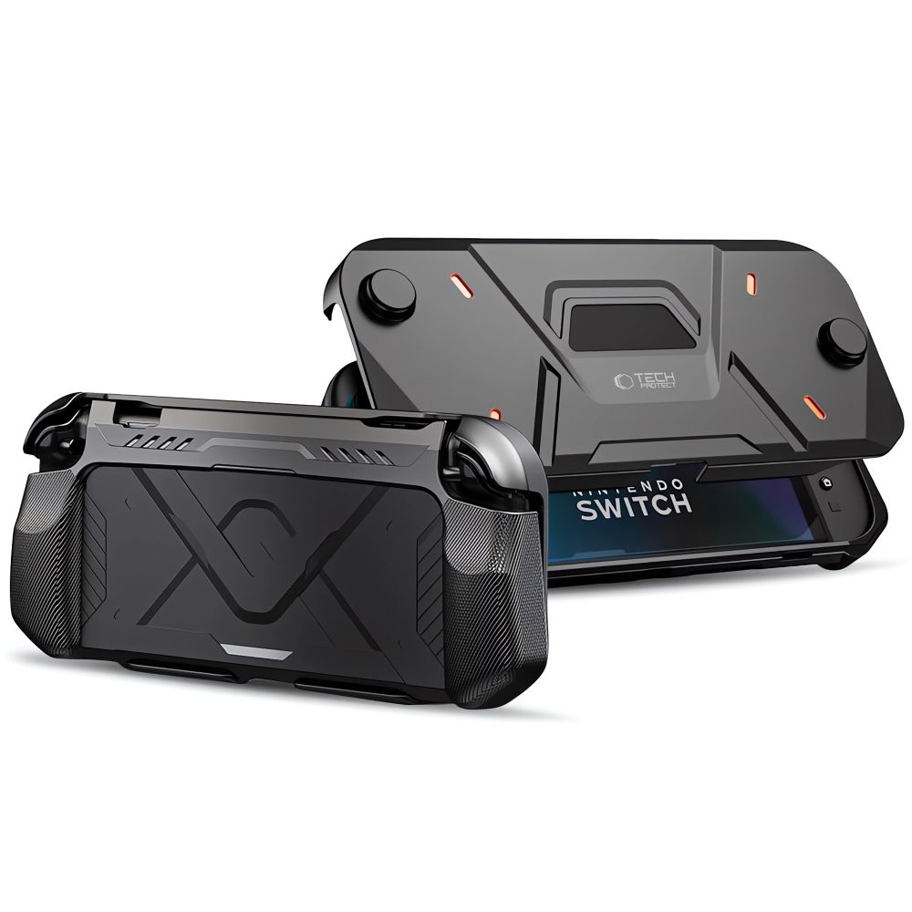 Tech-Protect Tech-Protect Nintendo Switch 2 Fodral Carbonox Svart