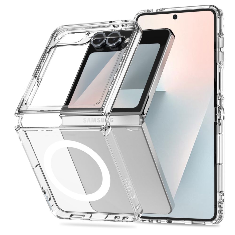 Tech-Protect Tech-Protect Galaxy Z Flip 7 FE/Flip 6 Skal MagSafe FlexAir Transparent